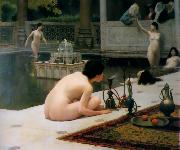 Jean Leon Gerome The Pipelighter painting